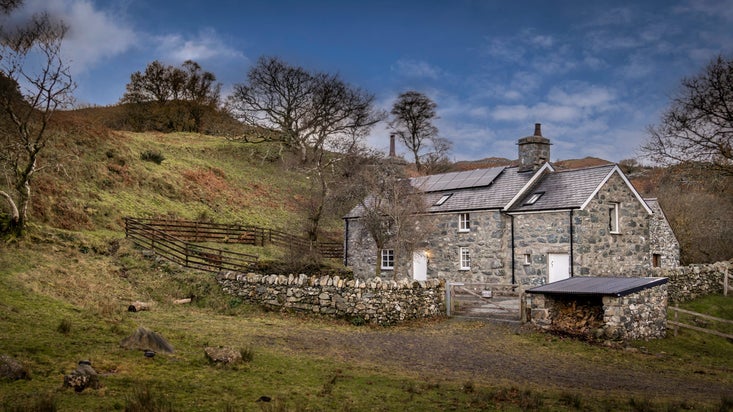 The exterior of Hafod y Fedw, Gwynedd